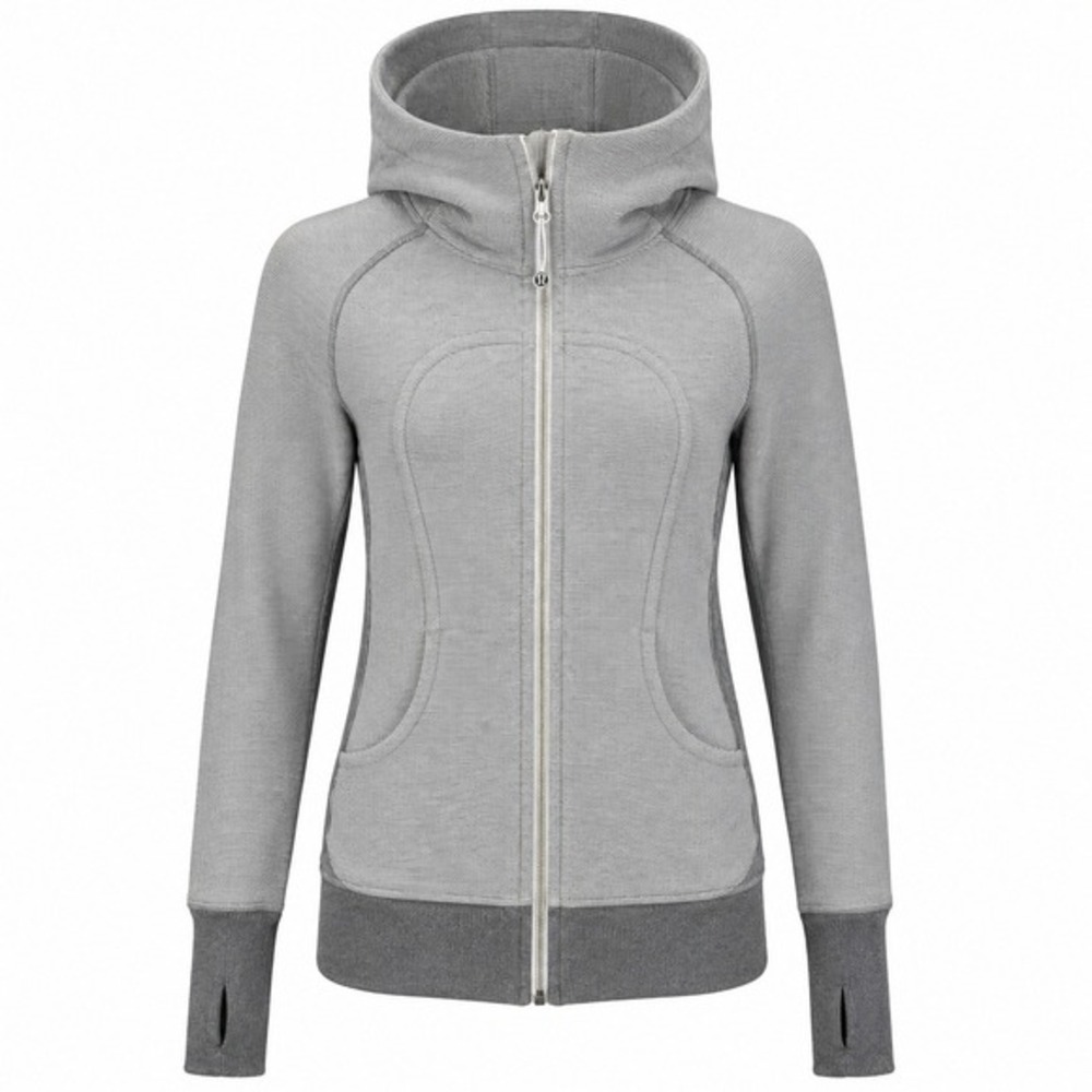 Lululemon Scuba Hoodie Full Zip Heavyweight Stripe Size 6